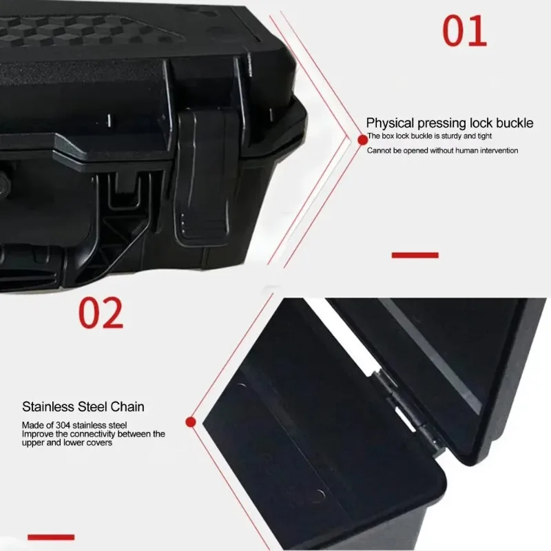 Portable Grinding Machine Case Angle Grinder Tool Box Plastic Storage Case for Cordless Electric Grinder Workshop Organizer Box
