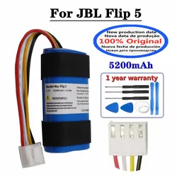 New 100% Original Player Battery 5200mAh For JBL Flip 5 Flip5 JBLFLIP5 Loudspeaker Speaker Battery Bateria Fast Deliver