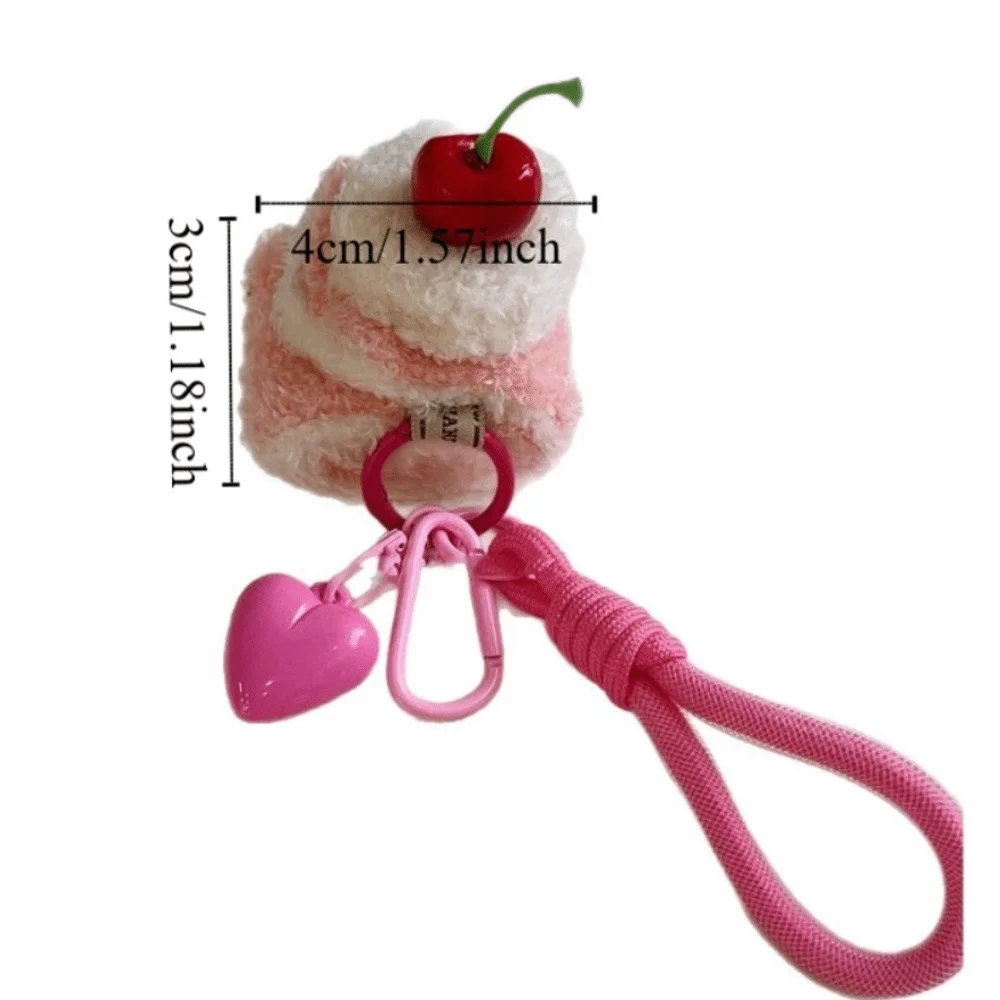 لطيف Kawaii كعكة قلادة ساندويتش هوت دوج مضحك محاكاة الغذاء المفاتيح على ظهره ديكور برغر حقيبة كيرينغ الفتيان/الفتيات
