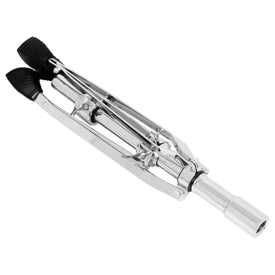 Universal Drum Stool Throne Seat Saddle Shape Drum Seat Stool Double-braced Stainless Steel Adjustable Legs Anti-slip 5 Levels