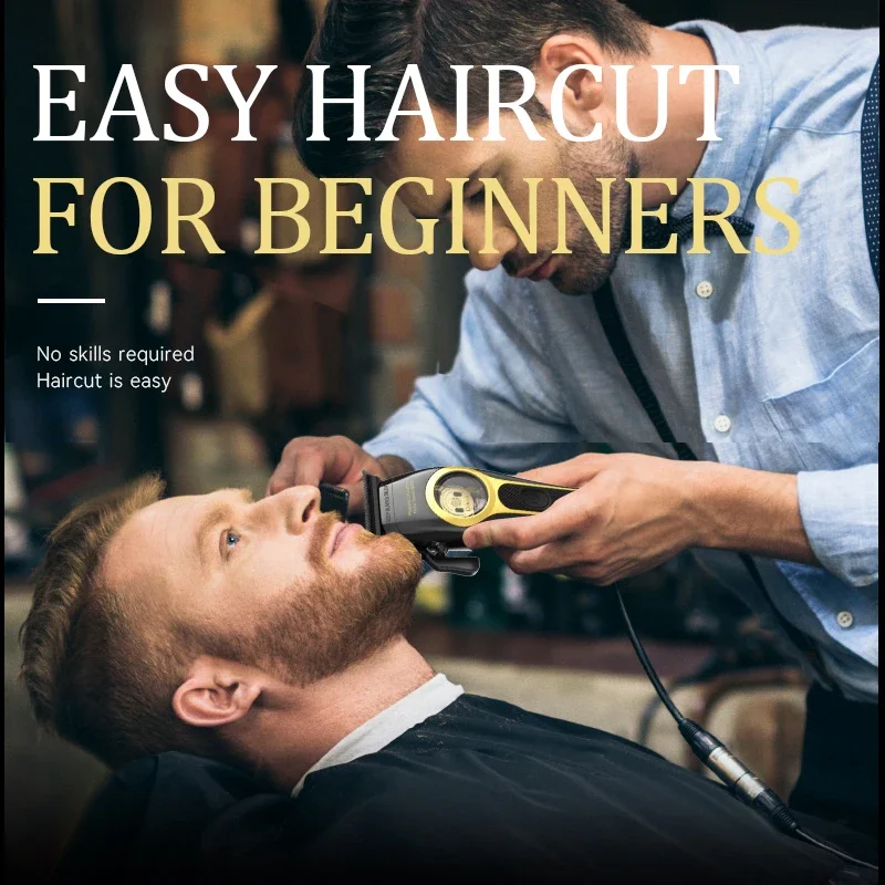 Kemei 2373 Barber Fade Haarschneidemaschine, professioneller Akku-Haarschneider, elektrische Männer-Haarschneidemaschine, magnetischer Motor, 8800 U/min