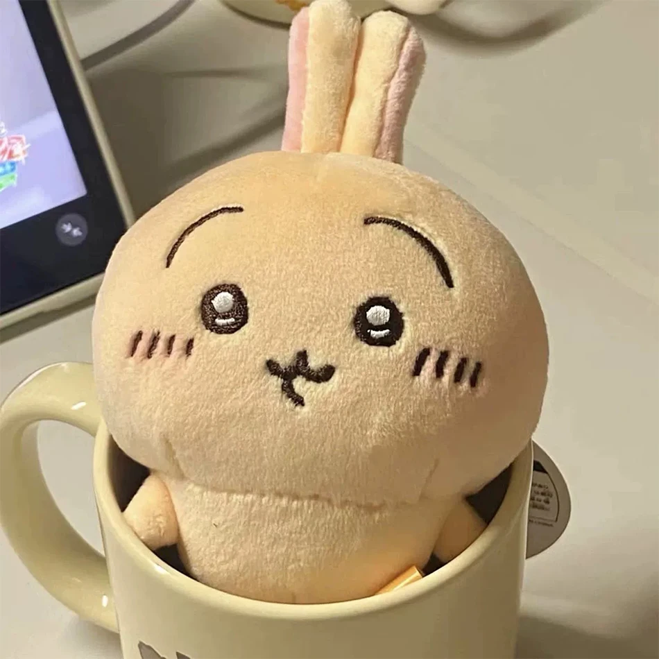 Anime Figures Chiikawa Cartoon Cute Plush Keychain Figures Hachiware Usachi Small Feet Pendant Self Deprecating Bear Doll Gift