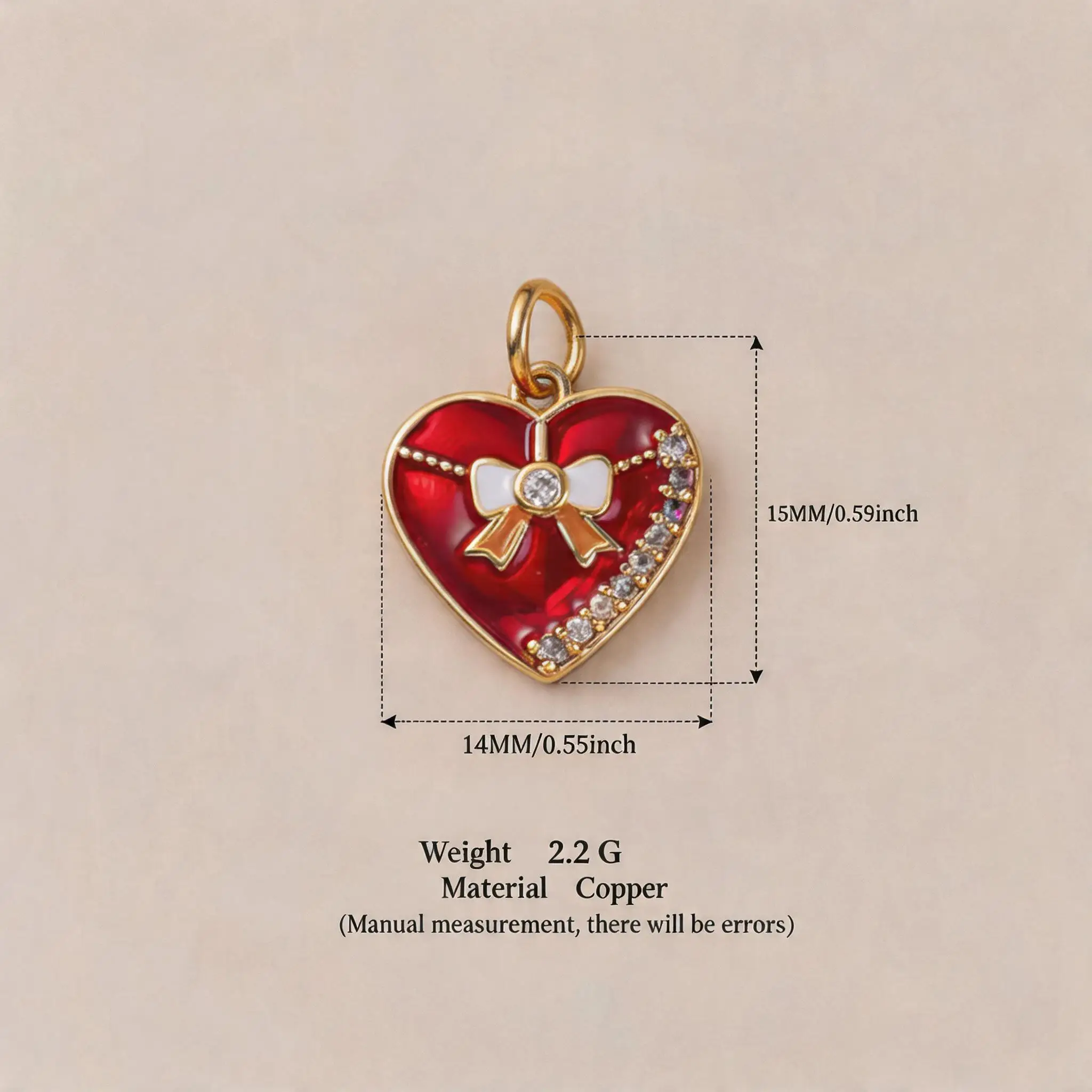 Modische Neue Niedliche Tier-Serie Fuchs Bär Liebe Schleife DIY Anhänger Charms Schmuckherstellung – Detail 6