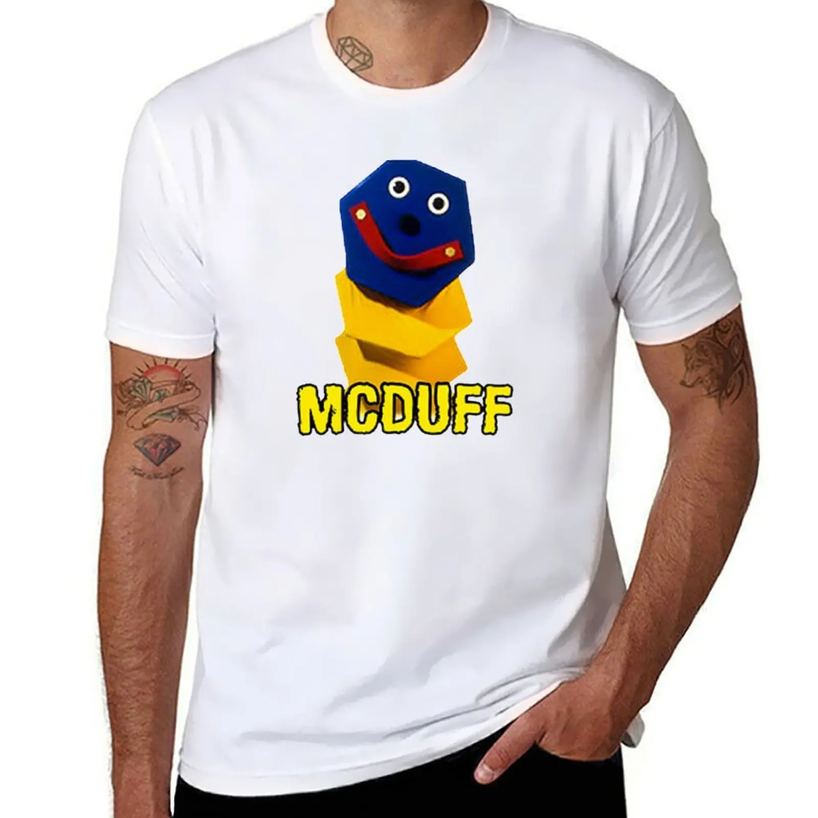McDuff Johnson and Friends T-Shirt man t shirt cotton man graphic t shirt t shirts designer T-shirt