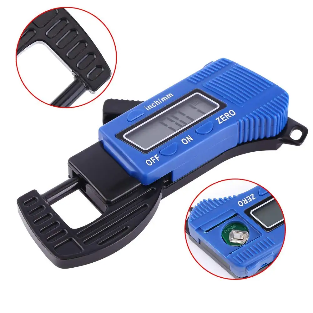 Digital Thickness Gauge 0.01mm Mini Dial Thickness Gauges Meter Carbon Fiber Composite Meter Width Measurement Tools