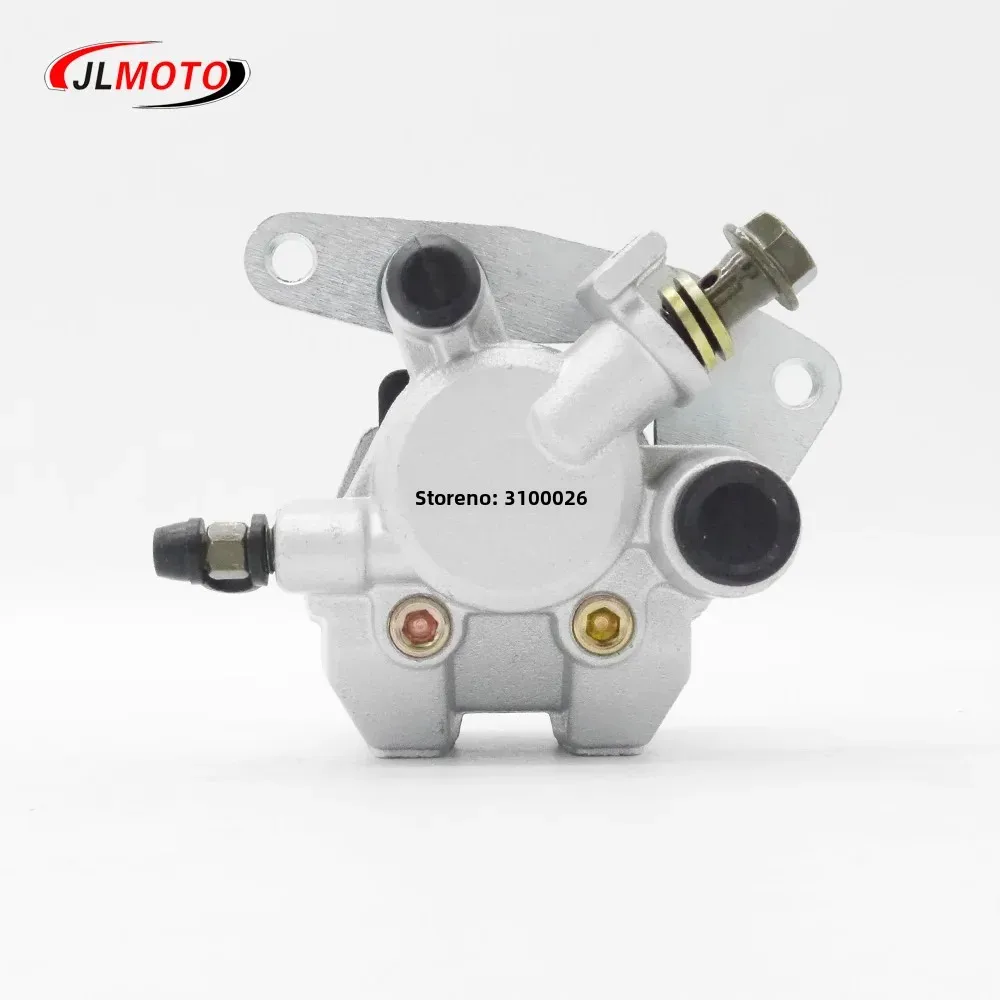 ด้านหน้าซ้ายขวาเบรค Caliper พร้อมผ้าเบรค Fit สําหรับ Yamaha ATV Quad Banshee Kodiak Grizzly YFM350 YFM400 YFM450 Raptor YFM660