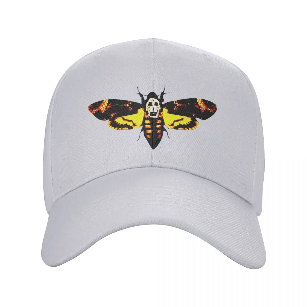 

Personalized Silence Of The Lambs Baseball Cap for Men Women Breathable Surreal Death Moth Dad Hat Outdoor Snapback Caps