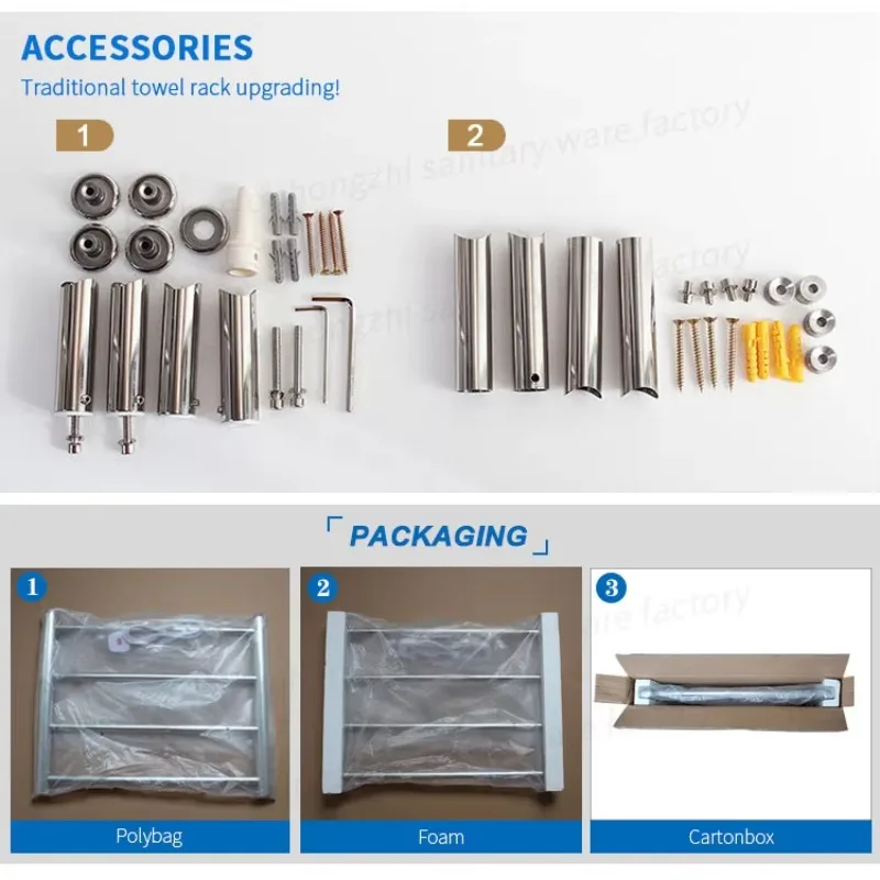Настенная полотенцесушитель из нержавеющей стали с электрическим подогревом для ванной комнаты
