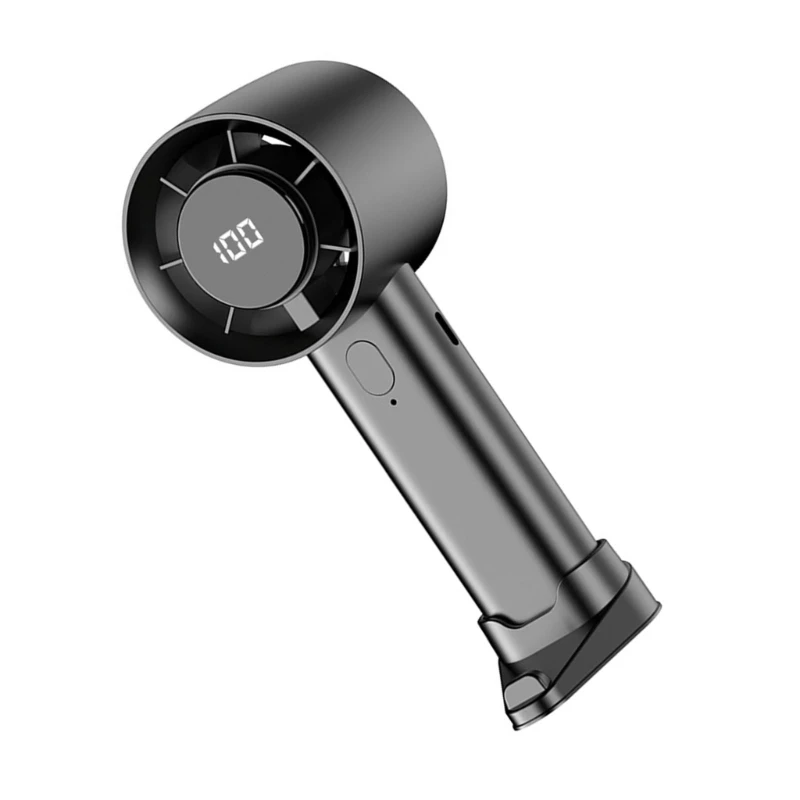 USB Oplaadbare draagbare fan Stille handheld Mini Fan 100 Speed ​​Setting Koelventilator voor reiskantoor Home Verjaardagscadeau
