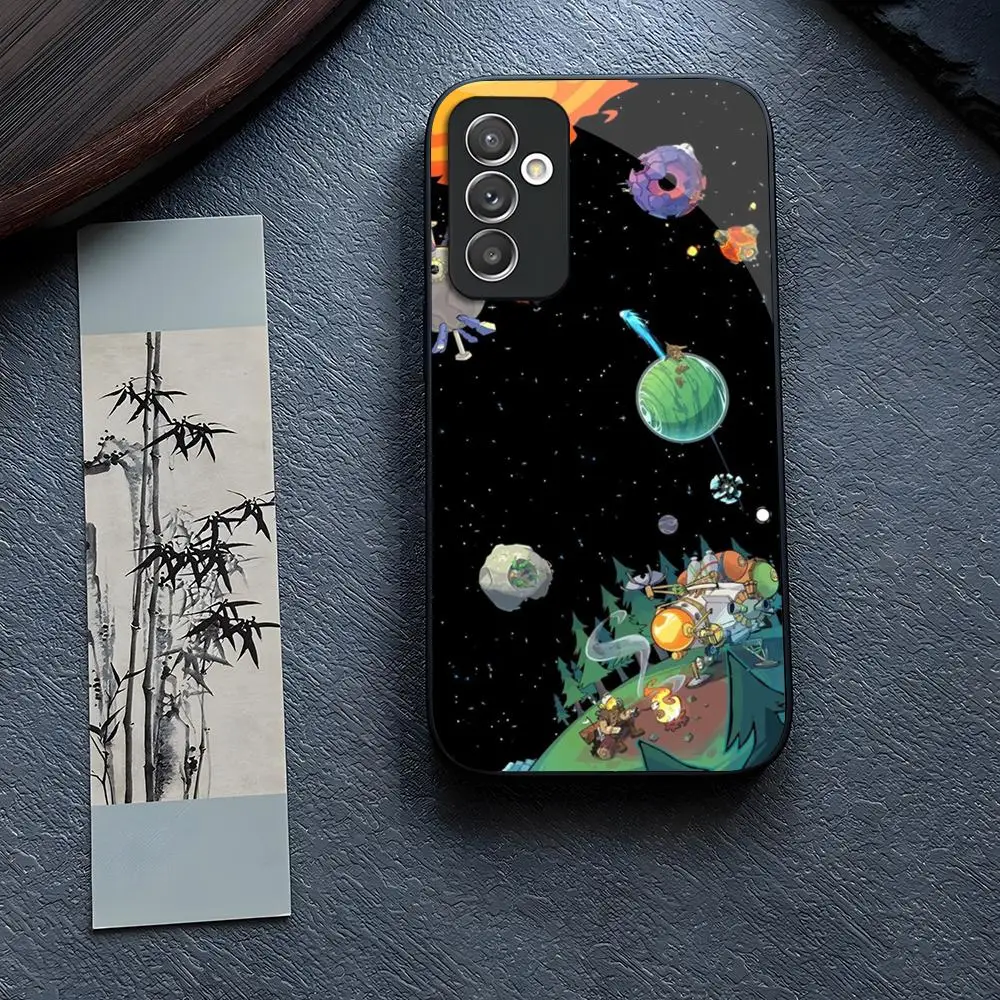 Outer Wilds Game Phone Case Glass for Samsung Galaxy S24 S23 S21 S22 S20 Ultra Fe Plus A34 A54 A24 A52 A53 M54 Cover