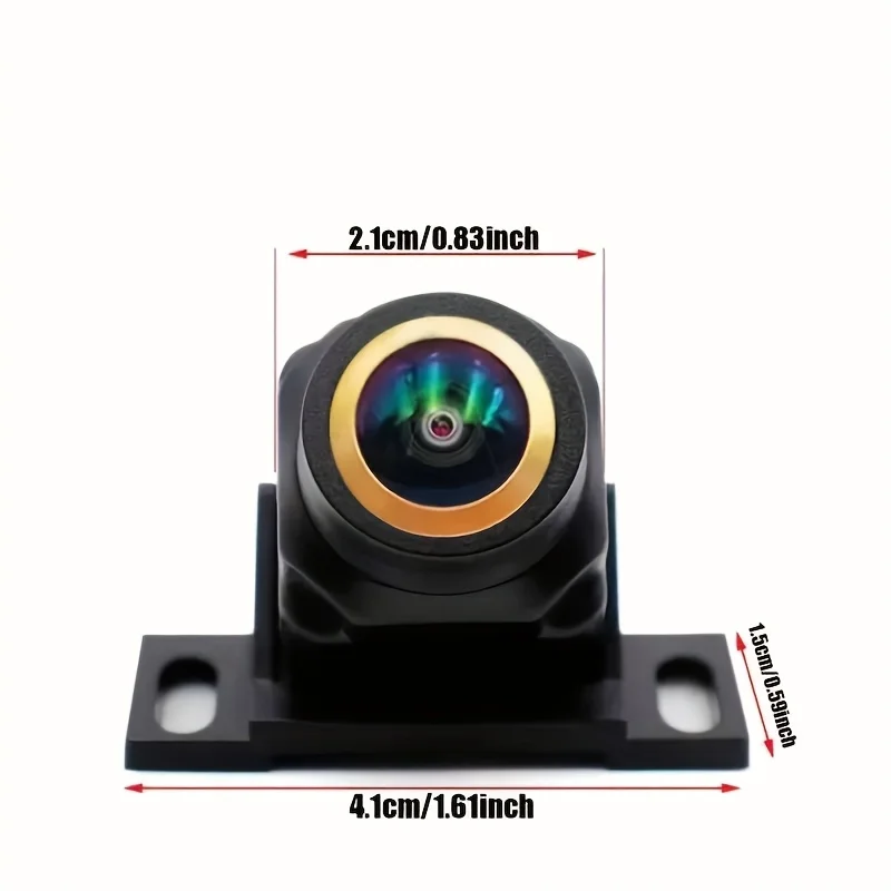 AHD 1080P Golden Lens Car Rear View Camera Universal Night Vision Backup Parking Reverse Camera Waterproof 170 Wide Angle HD