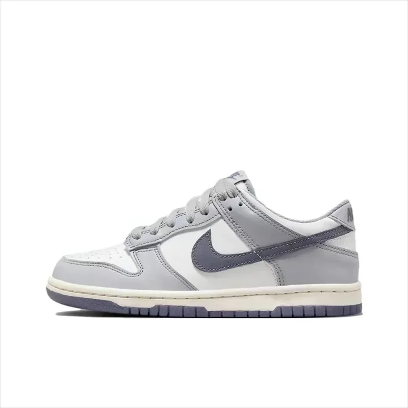 

Nike Dunk Light Grey Low Универсальные повседневные женские туфли для скейтборда Классические спортивные кроссовки на открытом воздухе FB9109-101