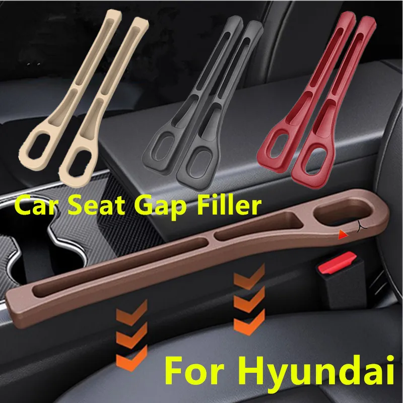 Car Seat Gap Leak-Proof Filler Plug Strip With Slot Storage Filling Strip For Hyundai I10 I20 I30 I40 Ix25 Ix35 Kona Santa SOUL