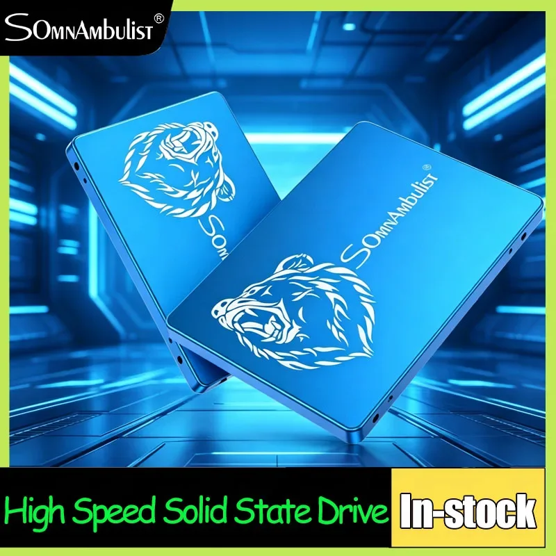 SomnAmbulist Unidade de estado sólido com interface SATA de 2,5 polegadas de alta velocidade 256 GB 512 GB 1 TB SSD de grande capacidade para laptop e desktop