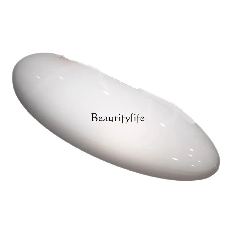 Company front desk welcome special-shaped beauty salon white paint cashier reception desk table