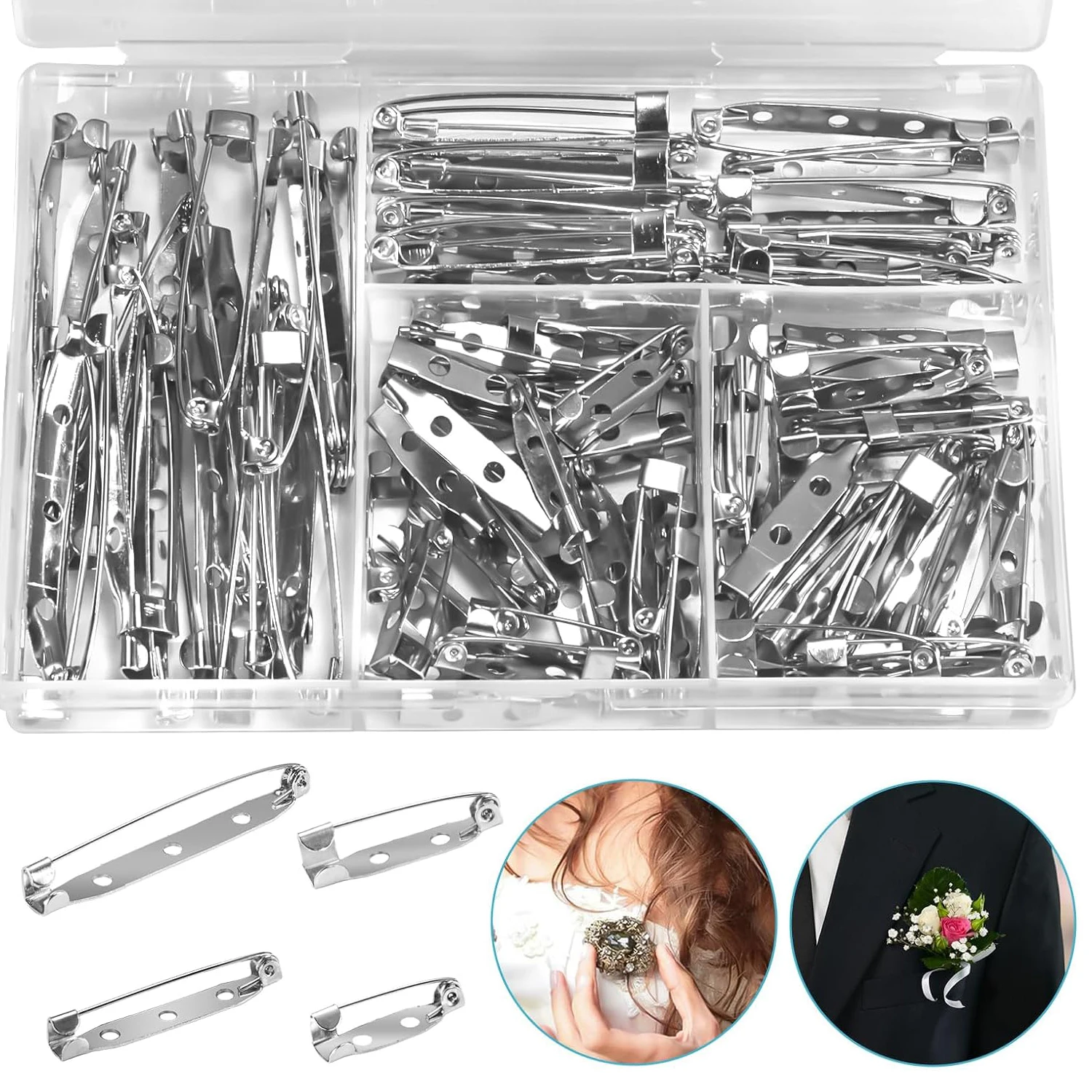 100PCS Brooch Pin B…