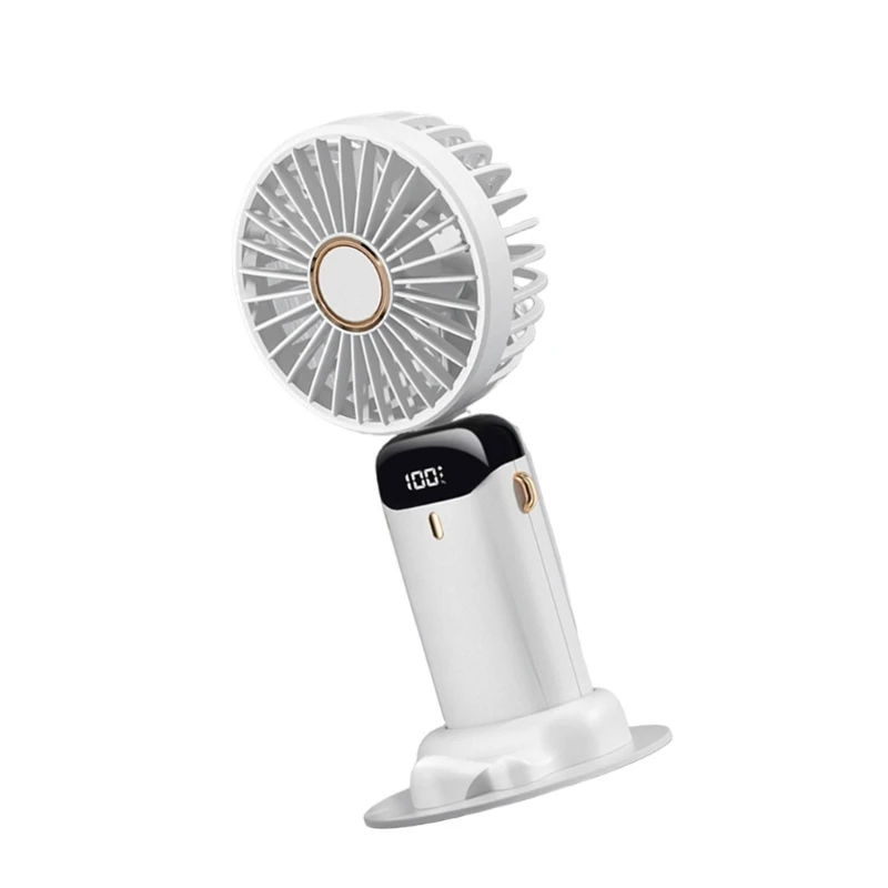 M2EE Mini Fan Lightweight USB Desk Fan Small USB Fan Pocket Fan LED Display Fan