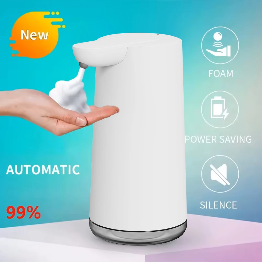 

Soap Dispenser Touchless Foam Hand Sanitizer IPX7 Waterproof Soap Dispenser for Kitchen Bathroom Washroom Automatic Sanitizer