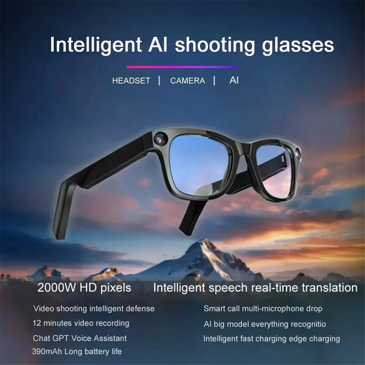 New Ai Glasses 500W…