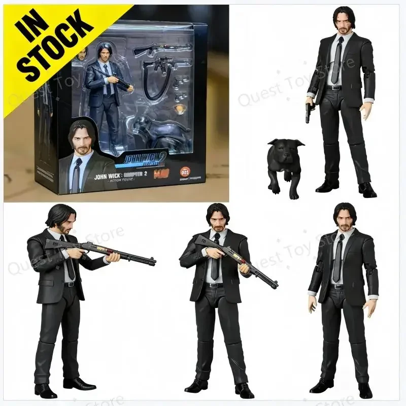 

NEW In Stock Fast Shipping Mafex 085 JOHN WICK Action Figure Articulated Collectible Model, Home Decoration Kids Birthday Gift