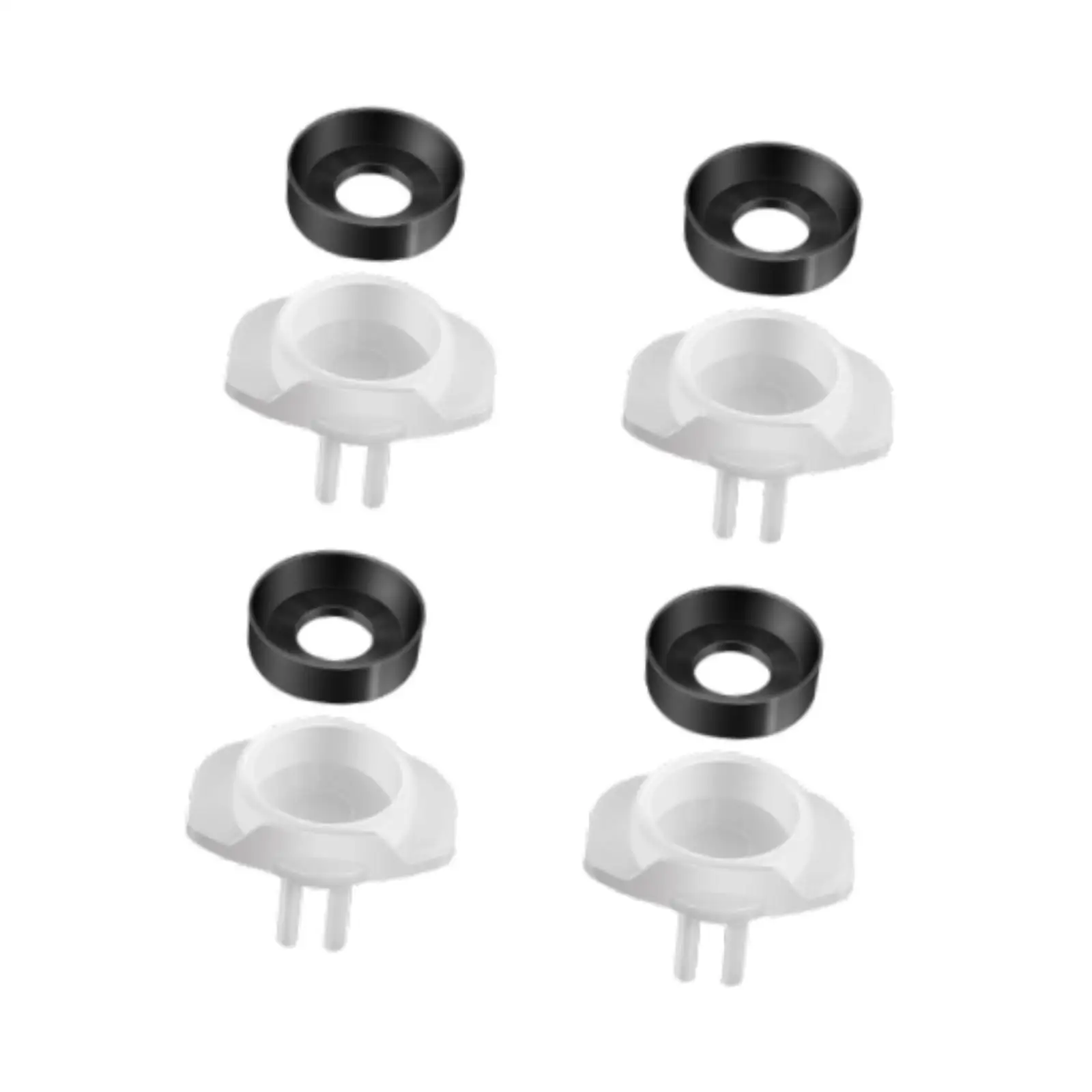 5xCup Seal and Diverter Gate 3 Way Diverter Switch for Shower Room 4 pcs