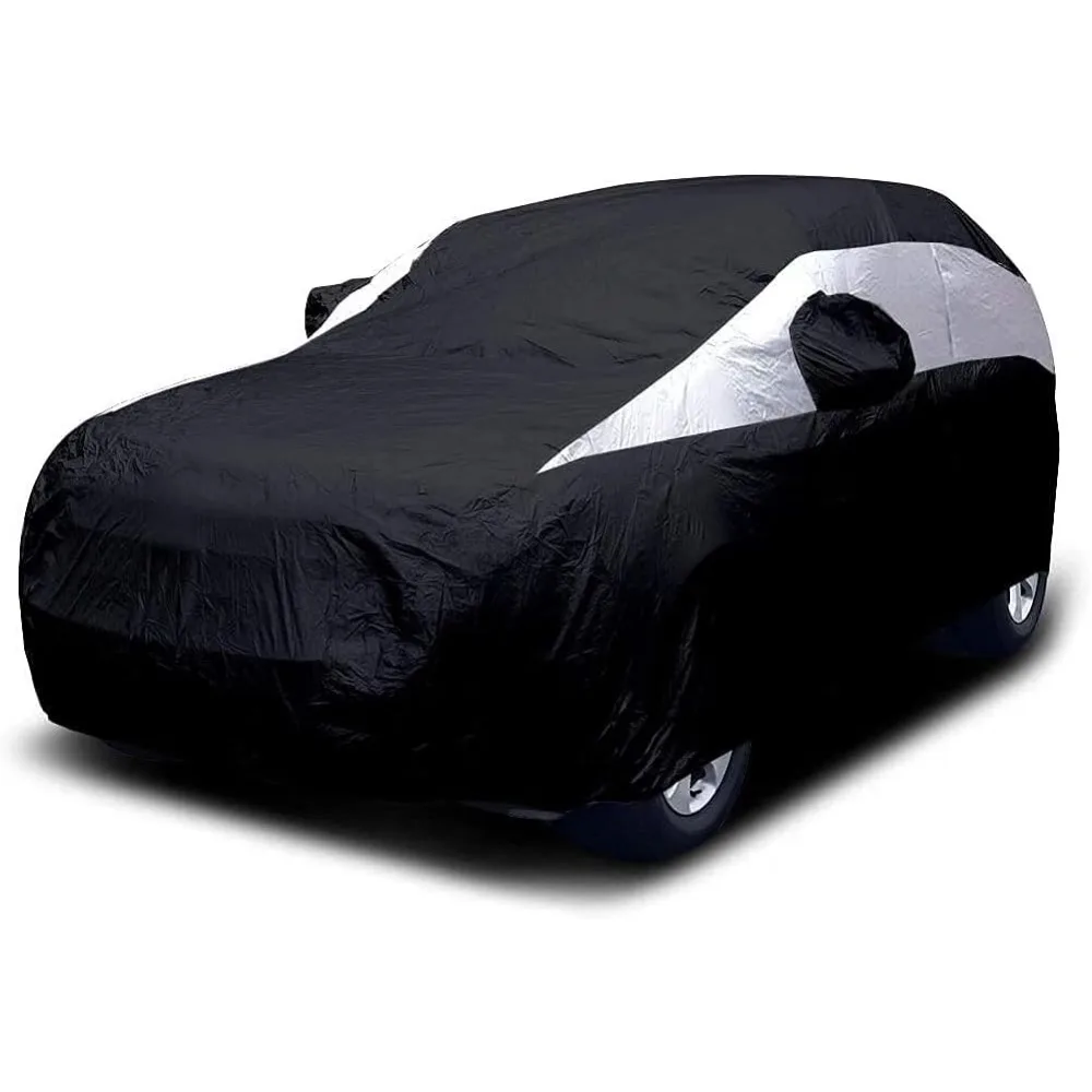 

Waterproof UV-Resistant Car Cover for Mid-Size SUVs 188-206 Inches with Zippered Access and Lock