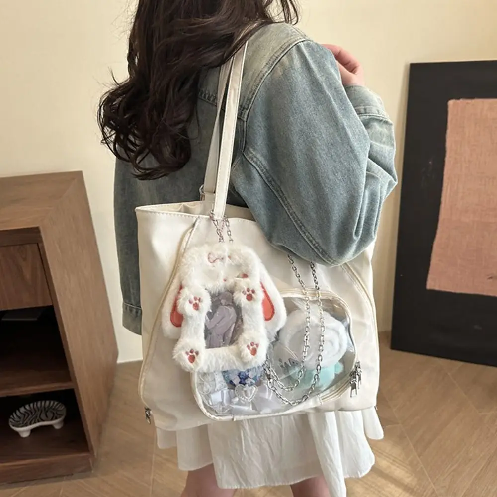

Cosplay Creative Student Tote Bag Y2K Dual-use Women's Fashion Backpack Large Capacity Lightweight Elegant Shoulder Bag Vacation