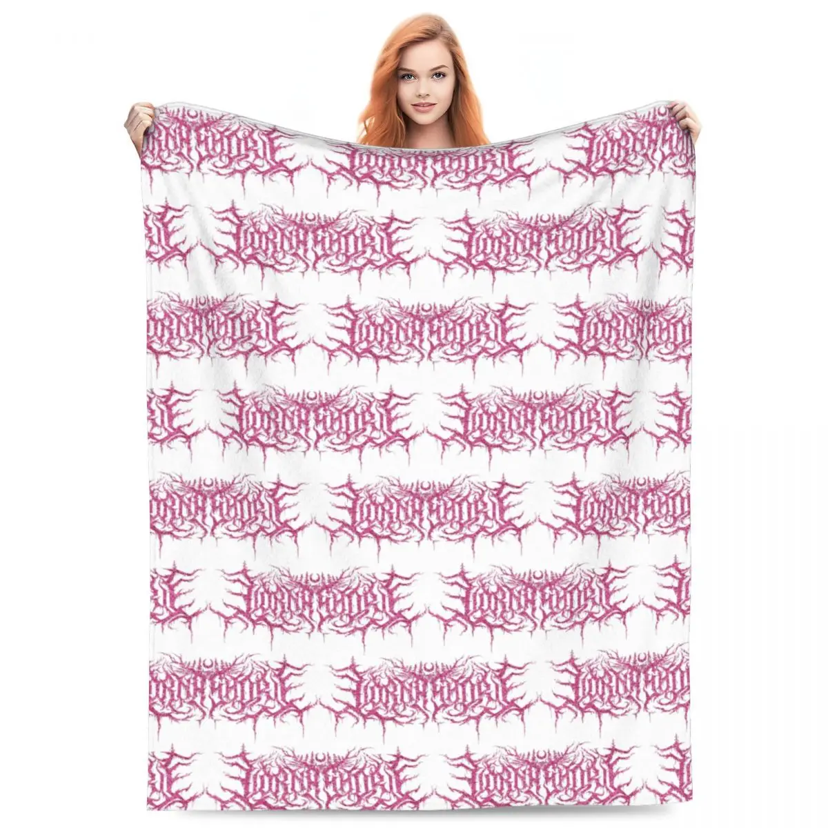 Lorna Singer Shore Band Blankets Flannel Sofa Throw Blanket Super Soft for Couch Bedding Throws Bedspread Quilt