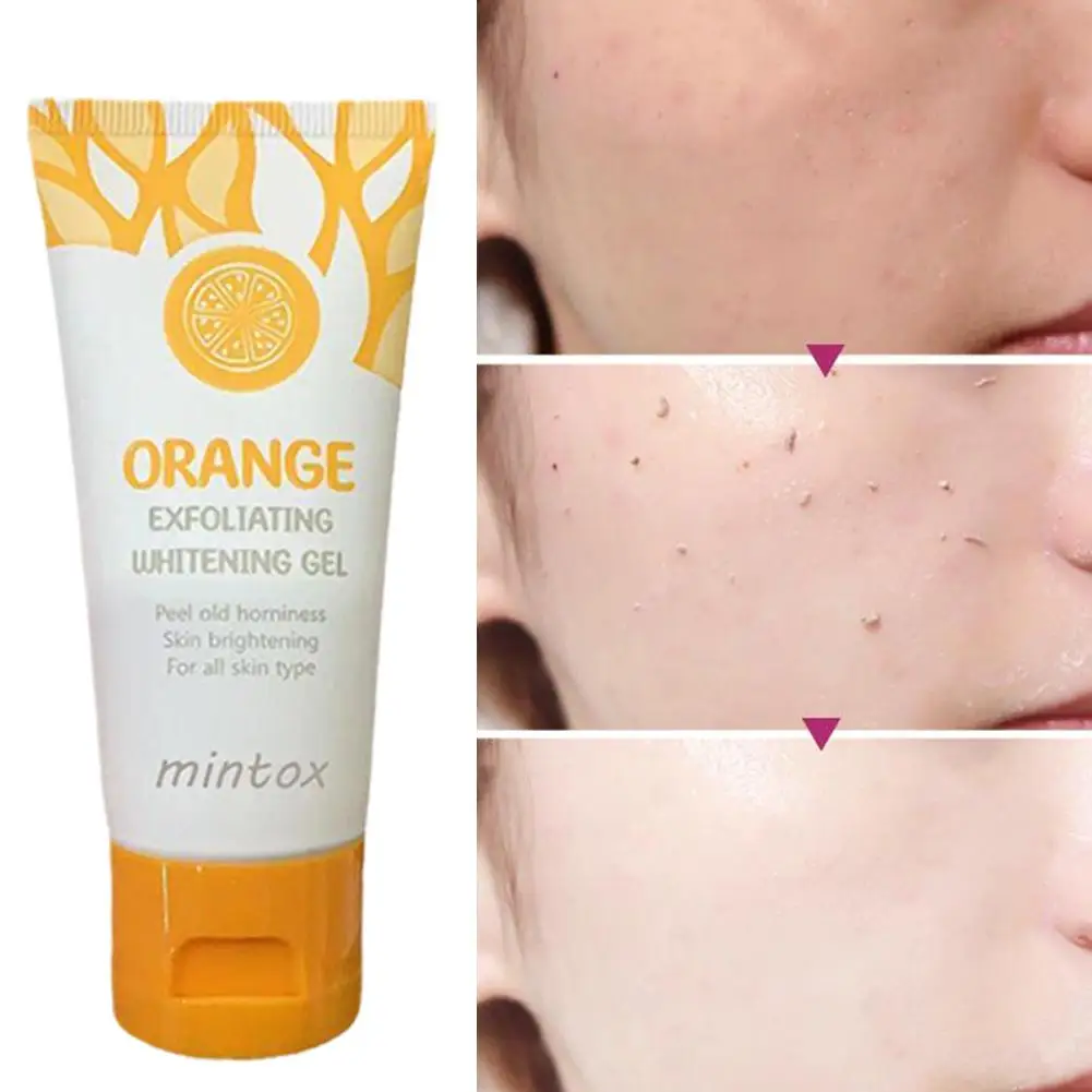 5 Stuks Oranje Body Milk Scrub Exfoliërende Gel Gezichts Whitening Lichaam Gezichts Schurende Huidreiniging Verzorging Hydraterende Schoonheid Meisjes