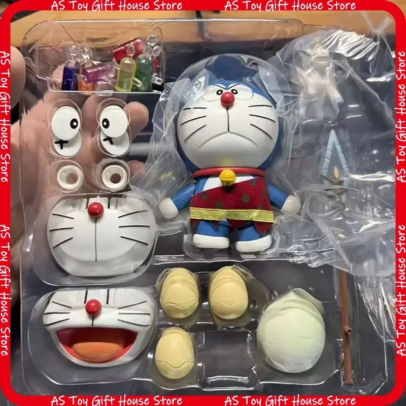 Heiße Robot Spirits Doraemon Roboter-Katze Anime-Figur PVC-Statue Savage Series 2016 Sammlermodell Raumdekoration Weihnachtsgeschenk