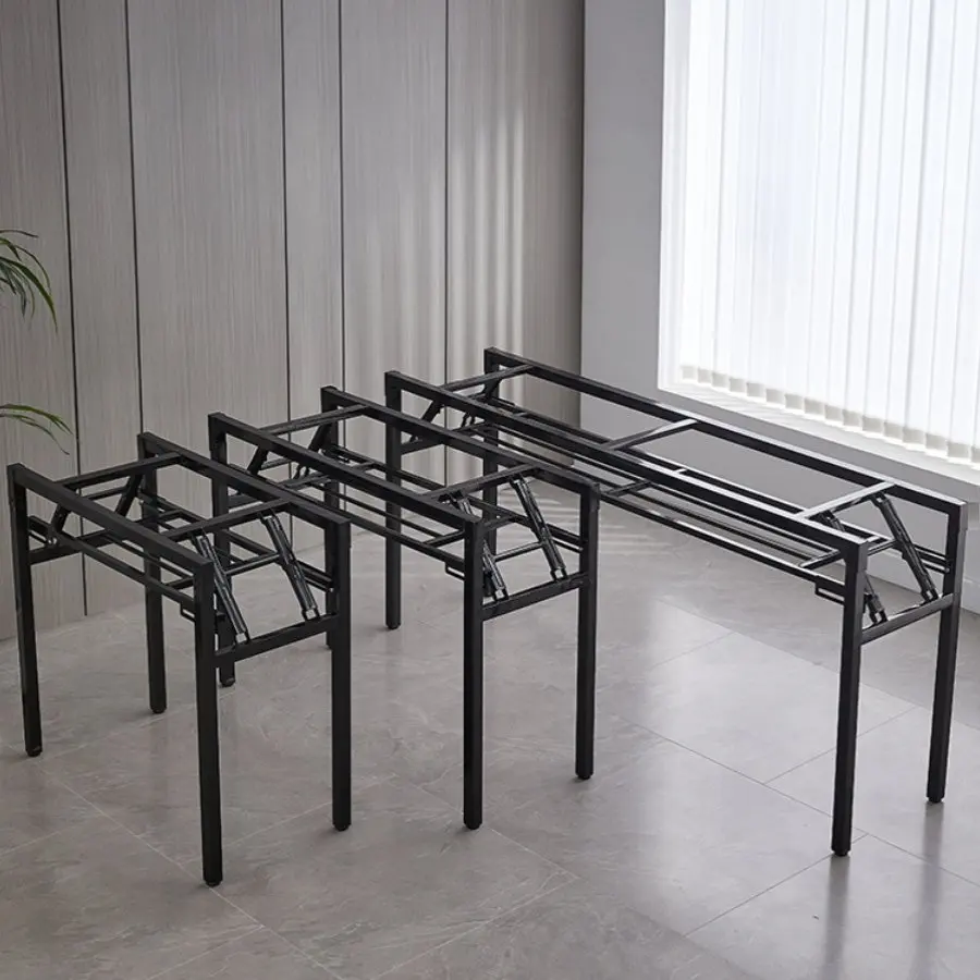 Simple folding table bracket, stable square table shelf, legs, wrought iron bracket, table legs, desk rack.