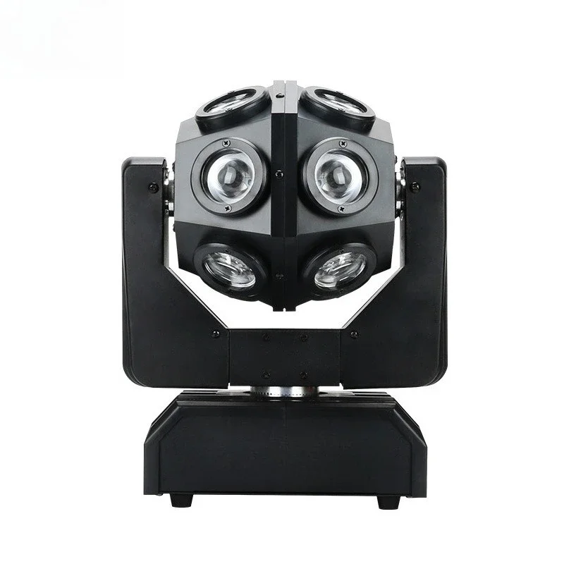 

Shaking head rotating bar clear KTV beam of light spotlights 12 single head shaking head colorful lights laser LED beam of light