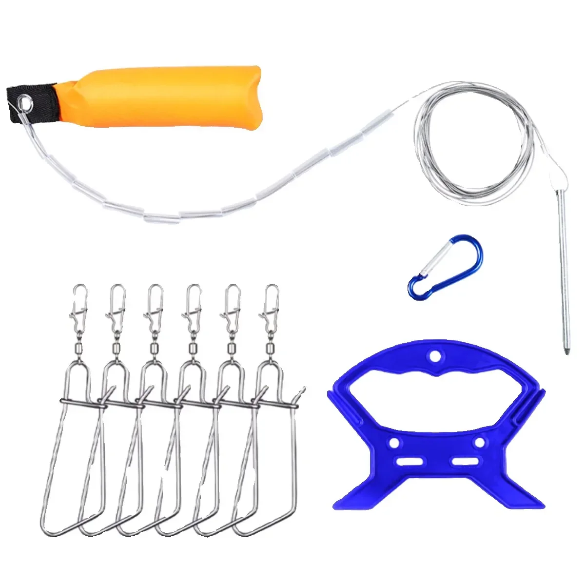 الأطفال الحية الأسماك مشبك الطريق قفل الأسماك الآسيوية كبيرة بسيطة صغيرة بطة صفراء قفل الأسماك شنقا الأسماك تلسكوبي مشبك الملحقات