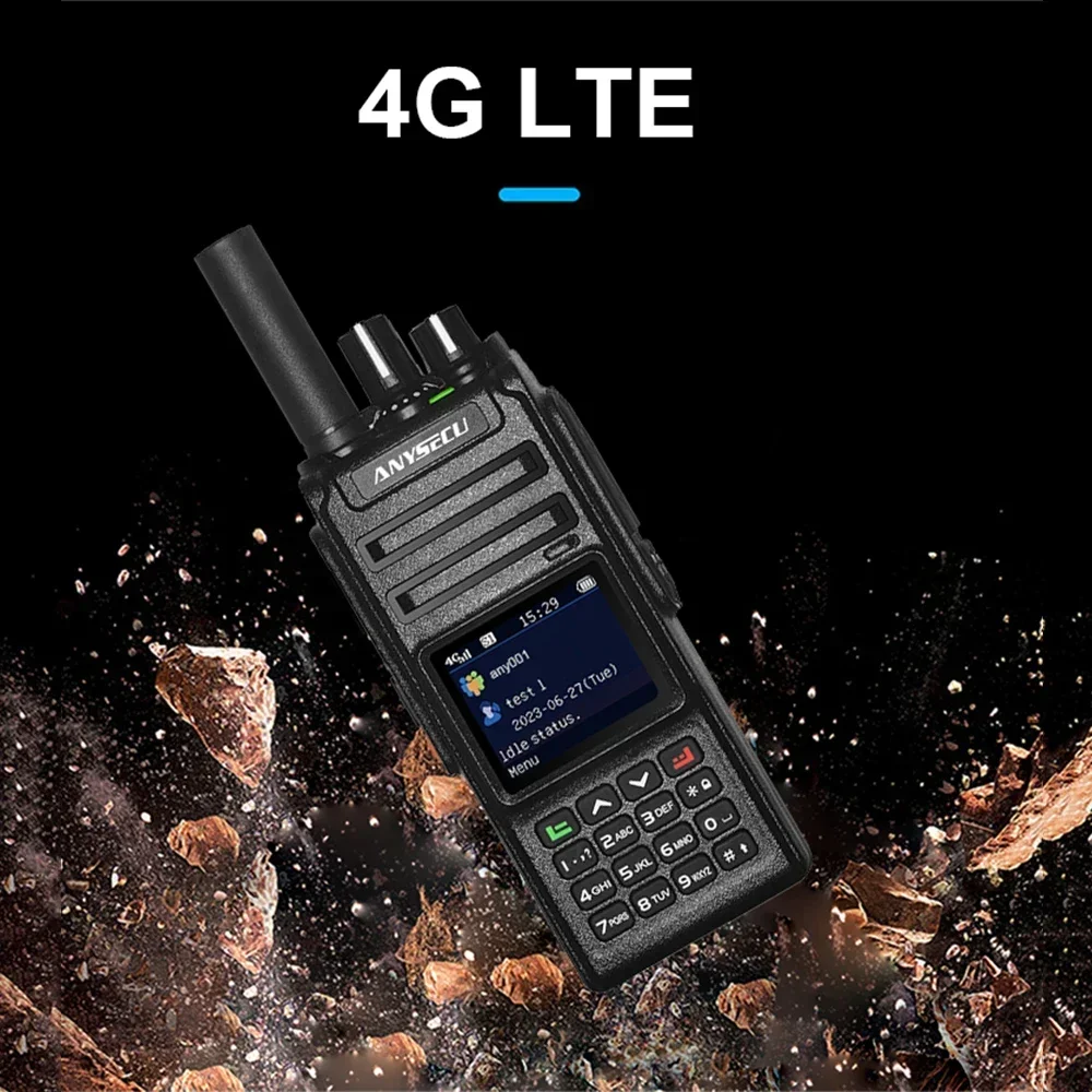 New 4G POC Network Radio HD820 Linux System IP66 Waterproof 4G/3G/2G LTE IP Radio Work With Realptt