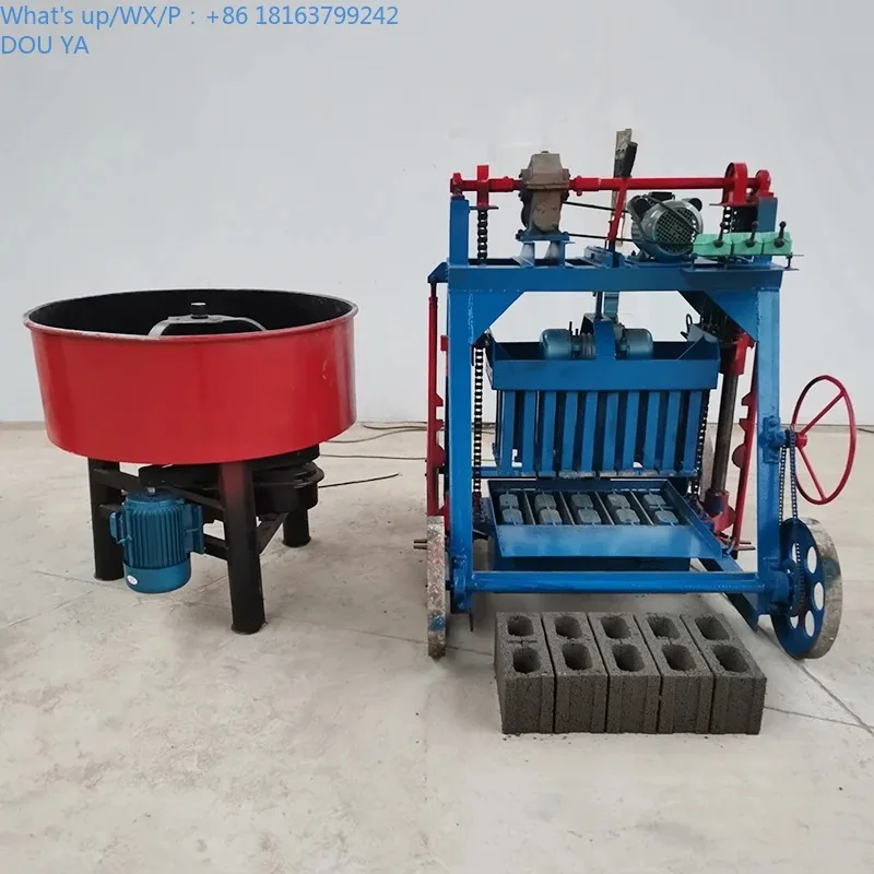 2026 Fabricación de fábrica Máquina para fabricar bloques manuales de ladrillos huecos de uso industrial de alta eficiencia