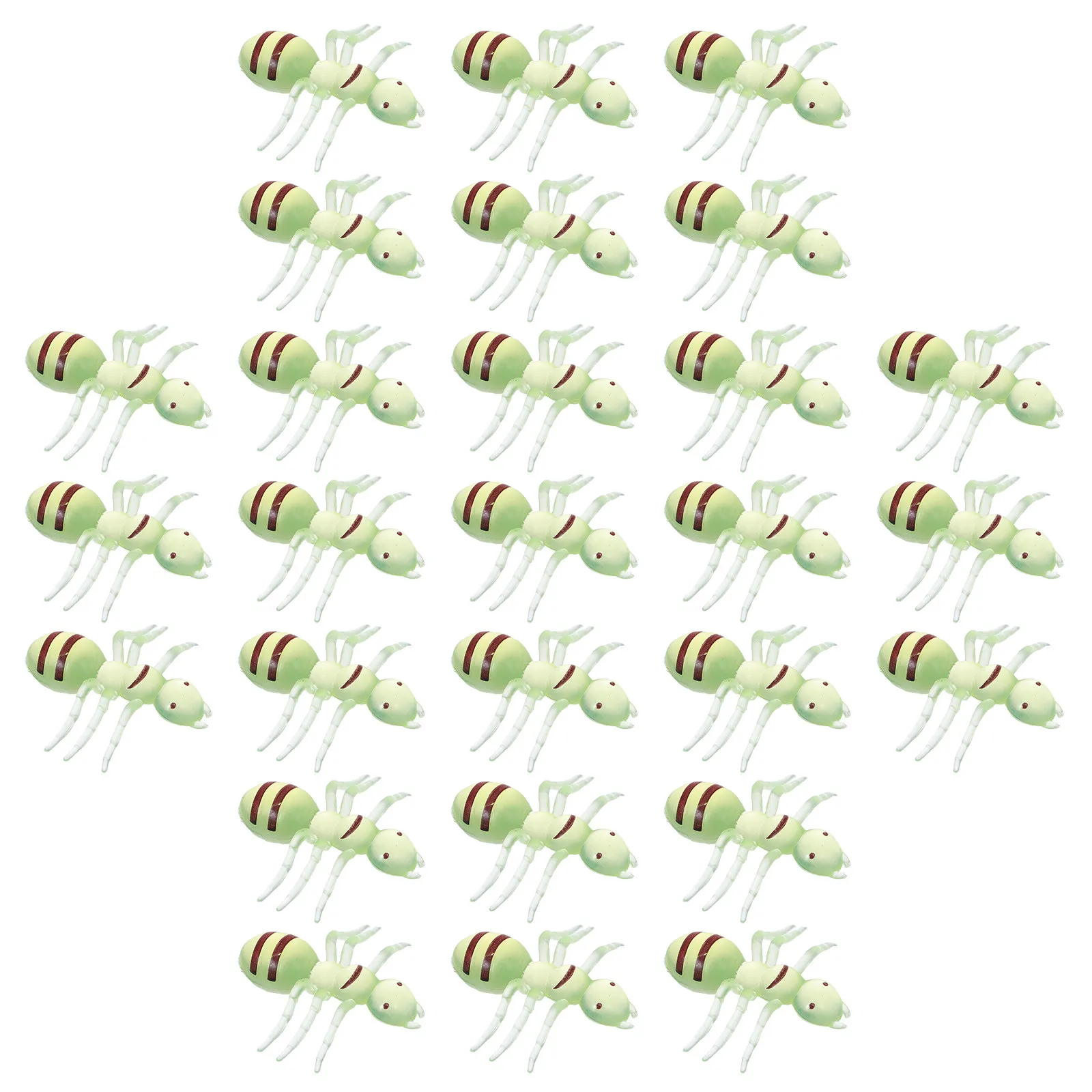 60pcs Large Green Simulated Ants for Halloween, April Fool's Day & Outdoor Yard Garden Decor