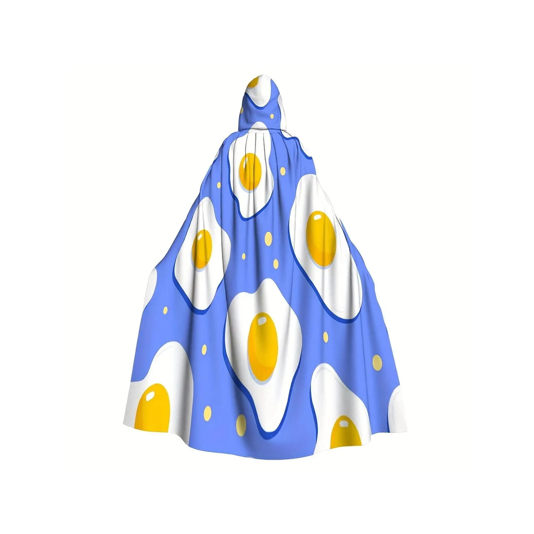 Egg Design Hooded Cape Made of Polyester Suitable for Halloween Carnival Christmas Easter and Other Celebrations Festive Outfit