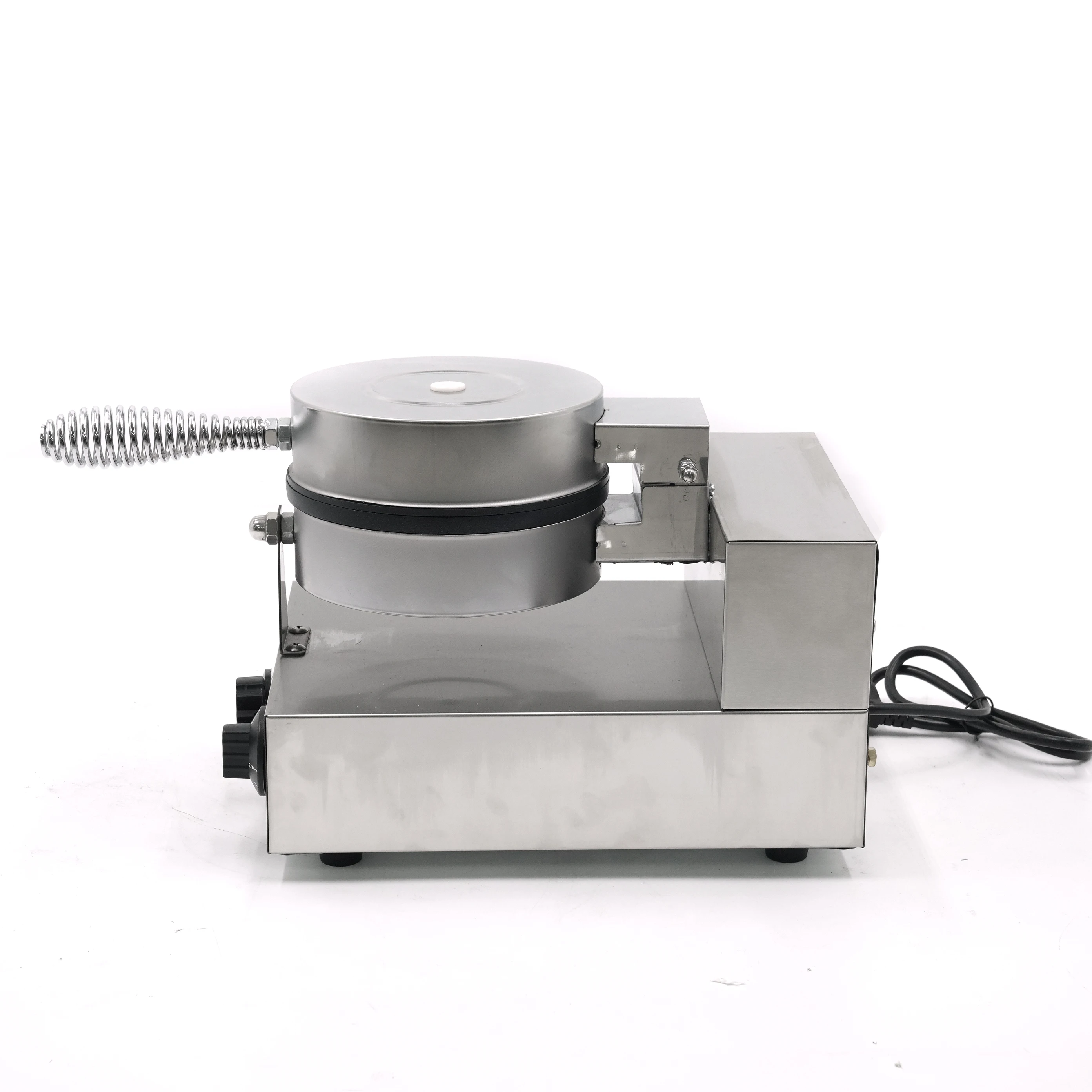 Electric Ice Cream Cone Maker Double Plates Waffle Cone Baker Commercial Waffle Machine For Kitchen Equipment