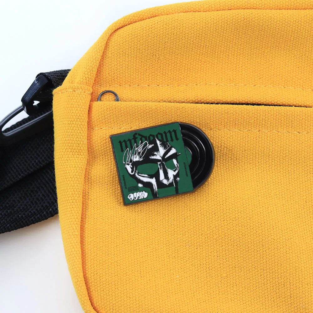 Vinyl-Schallplatten-Emaille-Pins Musikalbum-Brosche Kollektion MF-DOOM Metall-Abzeichen Hip-Hop-Rock-Band Anstecknadel Fanschmuck Geschenk – Detail 25