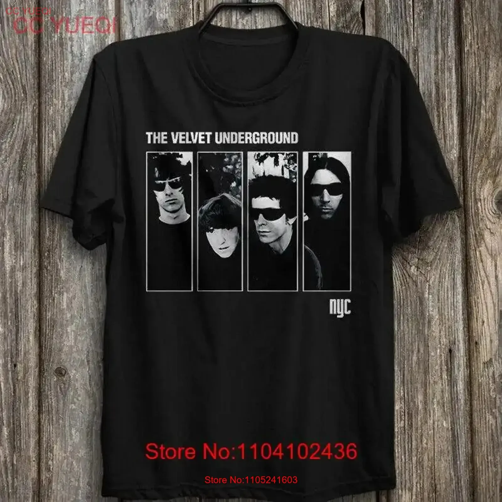 The Velvet Underground Lou Reed John Cale Sterling Morrison Moe Tucker shirt vintage Washed graphic Casual