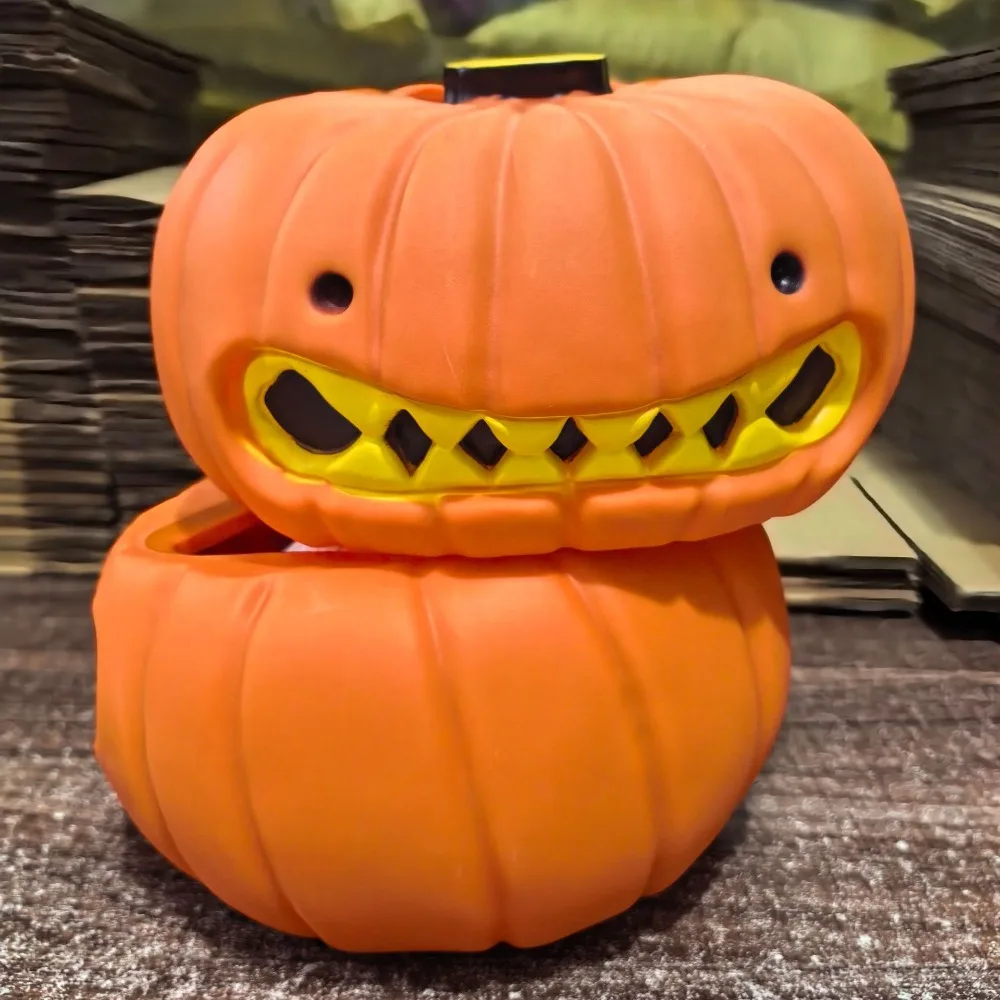 

Halloween Pumpkinn Tissue Box Gnash Decorative Pumpkin Paper Storage Box Cartoon Model Toy Pumpkin Ornament Decoration