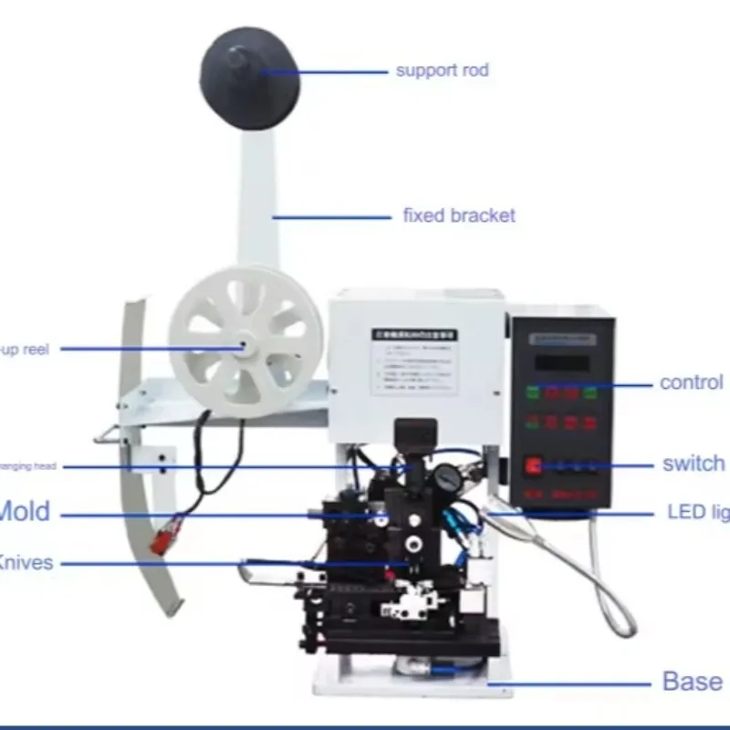 

【Popular】Super Mute Semi Automatic Electrical Wire Stripping Terminal Crimping Machine For Cables Various