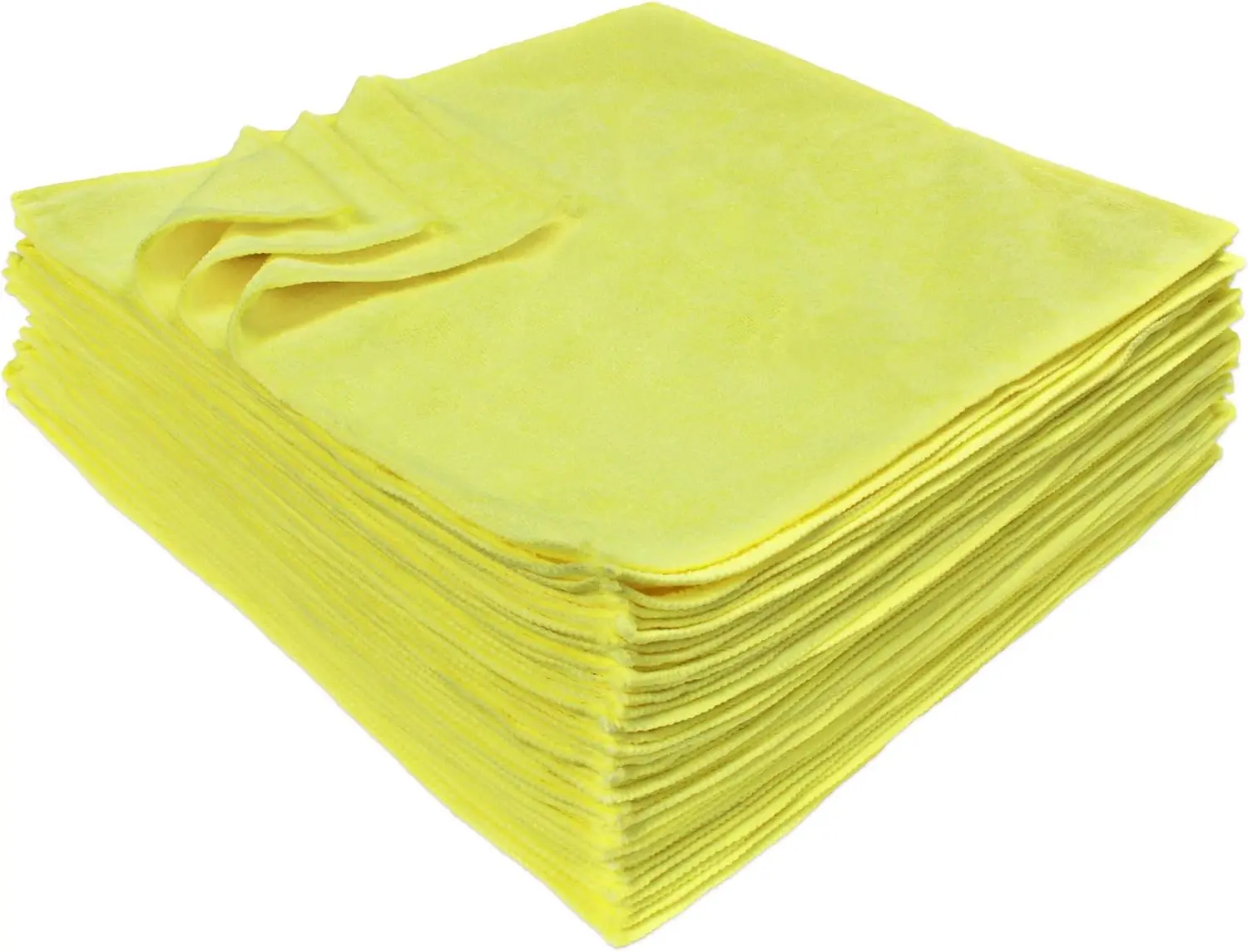 

350 GSM Microfiber Cleaning Towels, Ultra Soft, Streak-Free, Lint-Free Detailing Cloths for Car, Home, Commercial Use, 16x16in