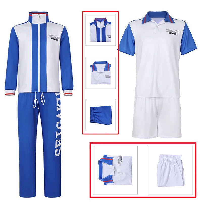 Anime New prince of tennis Cosplay Jersey Ryoma Echizen Cosplay Tezuka Kunimitsu Costume Seigaku Tennis Sportswear Fuji Syusuke