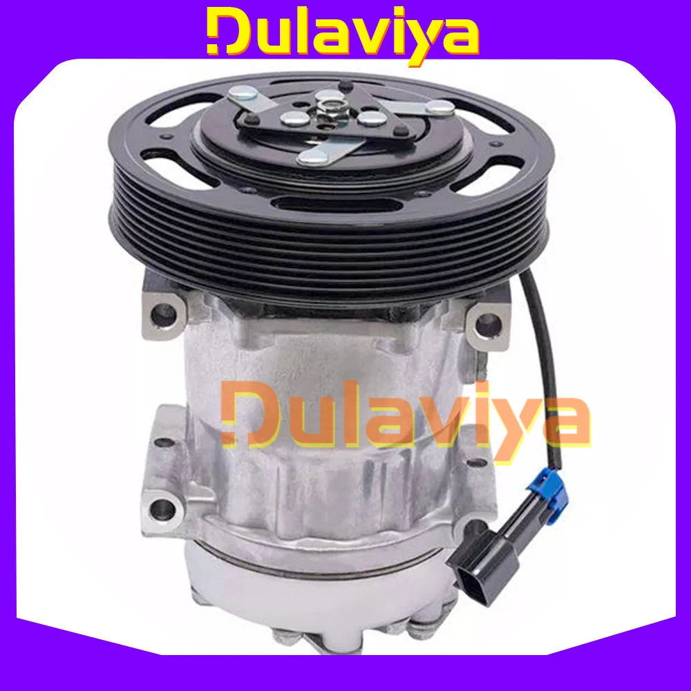 新しい7H15 ACコンプレッサー24V、マックボルボVNLトラック用、206RD53M、4326、300-4736、330-2414、20721587、20-04326、03-1201、サンデン5404、4326U