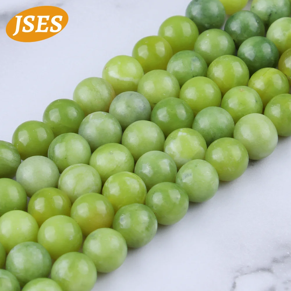 AA Natural Green Southern Jasper Jade Beads for Jewelry Making Bracelets DIY Accessorries 15 inches Strand Beads Wholesale & DIY