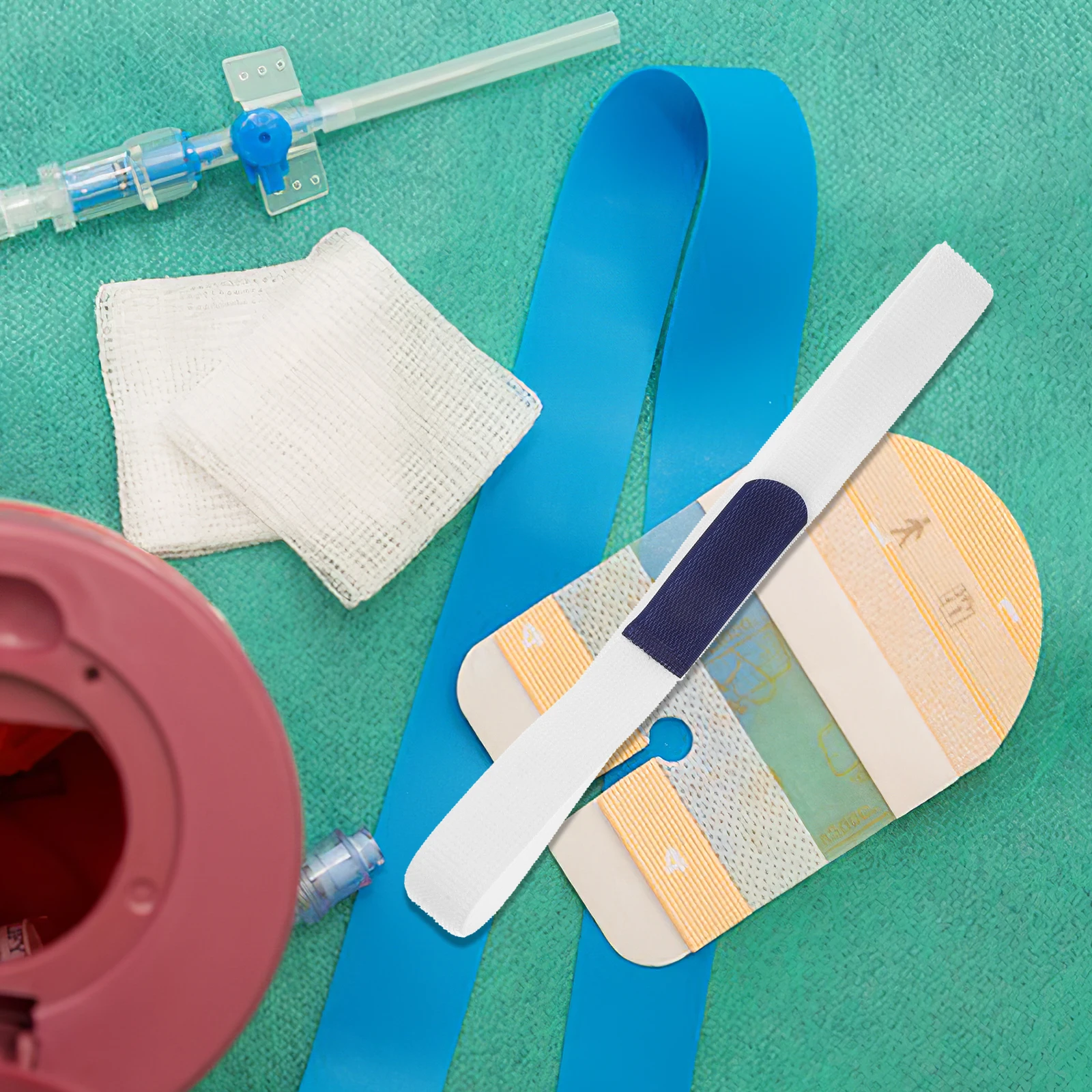 

4 шт., ремень для дренажного мешка, универсальный фиксирующий ремешок, эластичный прочный нейлоновый катетер для ног пациента, держатель мочи, регулируемый практичный