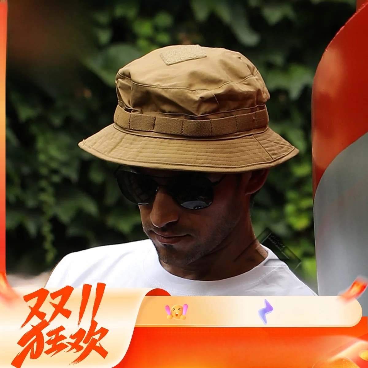 Helikon CPU round  Fisherman Hat Breathable Sunscreen Wear Resistant Wide Brim Cap Unisex All Seasons Outdoor Hat