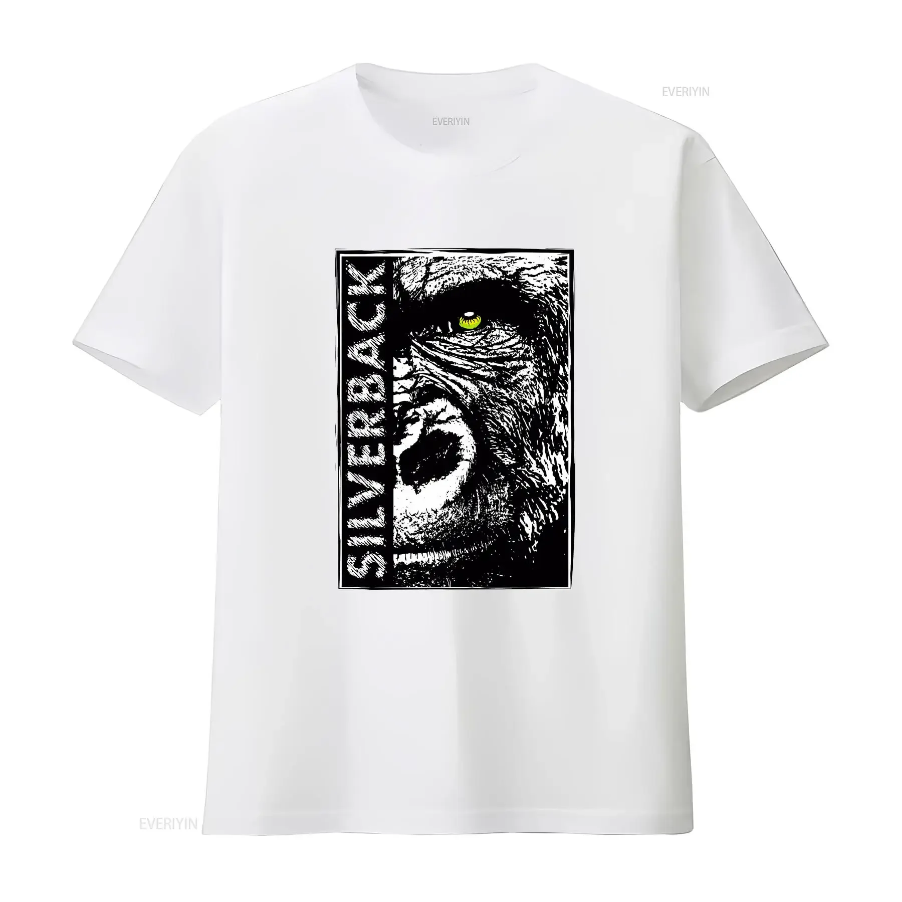 جديد محدود Silverback الغوريلا رياضة تصميم فكرة عظيمة قسط تي شيرت S 3XL خمر غسلها الشارع الشهير مصمم الملابس الناعمة #4