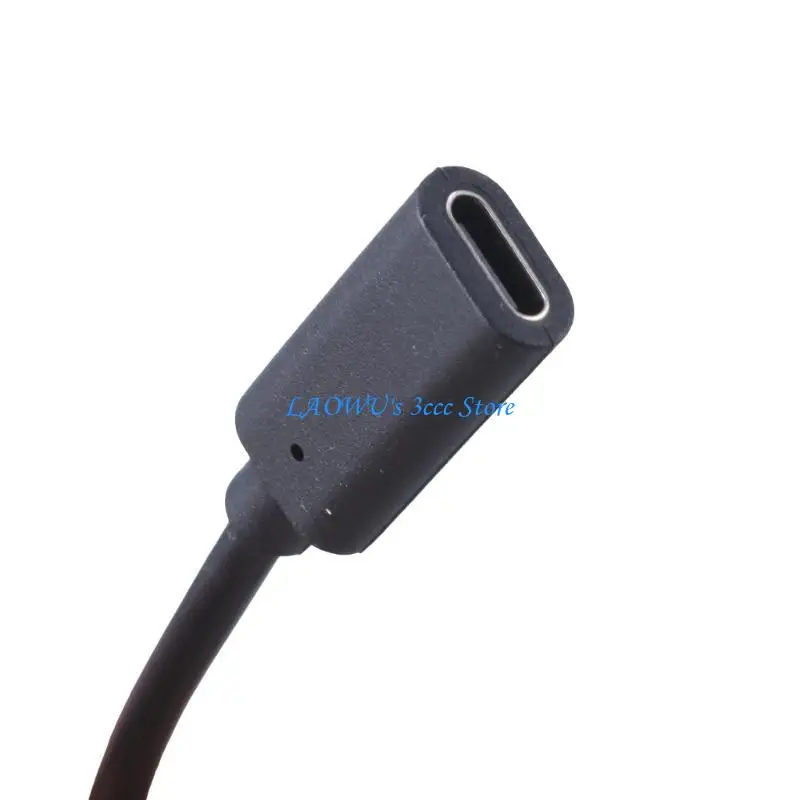 

Y8AD Female to Male Connectors Adapter Cord Type C to 3.5x1.35mm for Laptops Monitors